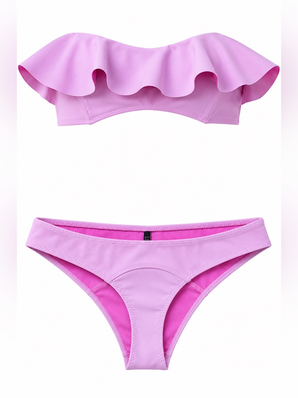 LISA MARIE FERNANDEZ Natalie Bikini Bonded Bandeau Top & Bottoms